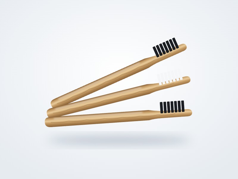 Cepillos de dientes de bambú