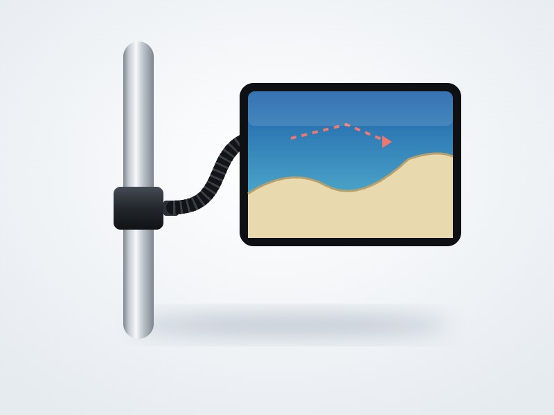 Soporte de tablet para tubo